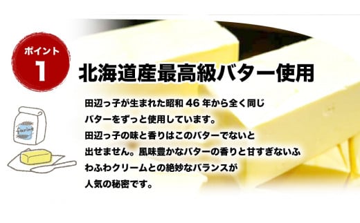 銘菓 田辺っ子（たなべっこ）12個入り×4箱（冷蔵配送）  / 銘菓 お菓子 スイーツ 和菓子 個包装 小分け プレゼント ギフト ご家庭用 贈答 和歌山 バター クリーム お土産 お取り寄せ 田辺市【shd004-c】