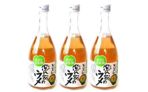 紀州産ミカンジュースと南高梅のジュースセット  季節毎の柑橘ジュース500ｍl×3本、梅ジュース500ｍl×3本 / 和歌山 和歌山県産 田辺市 紀州南高梅 梅  梅ジュース みかん みかんジュース 100％ジュース ジュースセット【ktr001-2】