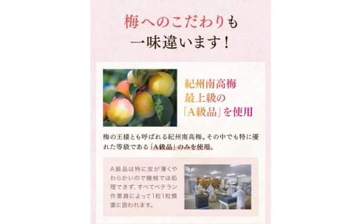 紀州南高梅「蜜恋」（塩分約5％）300ｇ×2 はちみつ梅干し A級品 大粒3L以上 / 和歌山 梅干し 田辺市 紀州南高梅 南高梅 梅干 梅 うめ 肉厚 お米 おにぎり 焼酎 梅酒 健康 はちみつ入り りんご酢 塩分約5％ 塩分控えめ【kbe040-1】