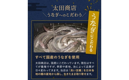 【6カ月定期便】【交互にお届け】国産うなぎ蒲焼 (2本) タレ付×3回　国産うなぎ白焼 (2本) 醤油・わさび付き×3回 /  定期便 毎月お届け 和歌山 田辺市 国産 国産うなぎ 国産鰻 うなぎ 鰻 鰻丼 うな丼 土用の丑の日【ots031-tk】