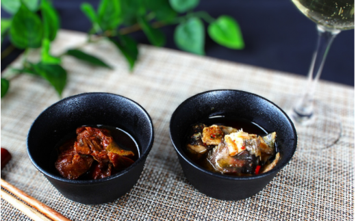 熊野の天魚（山椒醤油味・バジルアヒージョ味）2缶セット / あまご アマゴ 缶詰 魚 おかず おつまみ 保存食 和歌山県 田辺市 熊野本宮大社【ymr003】