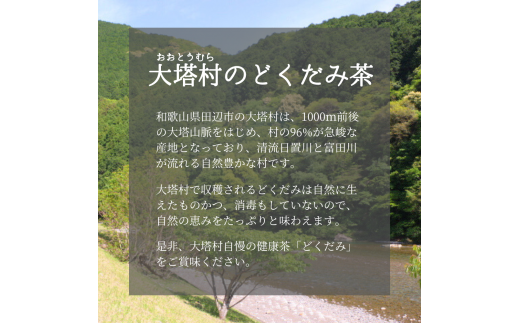 どくだみ茶6袋セット / 和歌山 田辺市 どくだみ お茶 茶 ドクダミ 健康 健康茶 村 どくだみ茶【otm031】