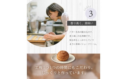 【数量限定】chouxのシュークリーム 6個 / シュークリーム デザート スイート おやつ 冷凍配送 個包装 お取り寄せ ギフト 贈答品  本宮大社 田辺市 和歌山 【oux001】