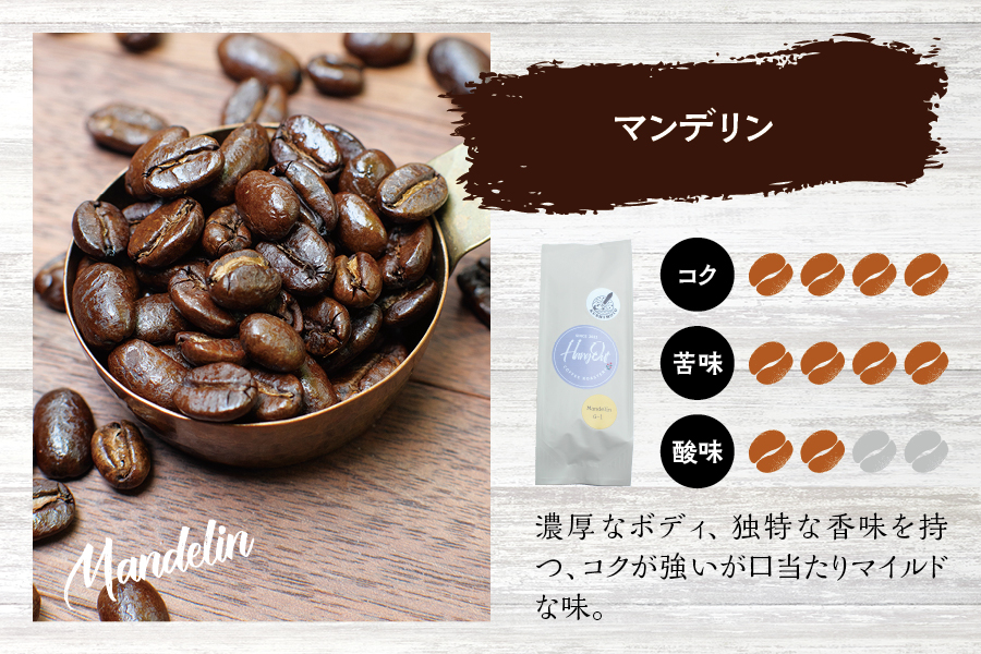 【豆】（ブレンド3+マンデリン2）挽き立てコーヒー豆 750gセット コーヒー豆 焙煎 コーヒー
