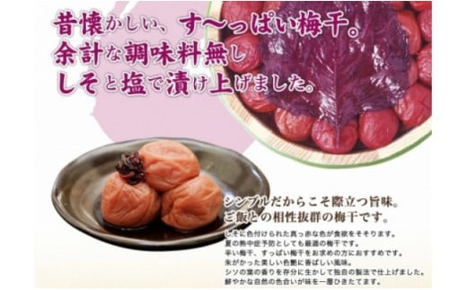 しそ漬梅１ｋｇ【紀の里食品】