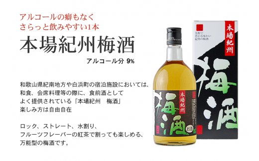 本場紀州梅酒　6本セット