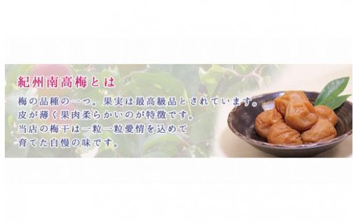 【贈答用】紀州南高梅 食べ比べセット 500g×2　（はちみつ・しそ味）