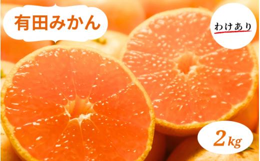 和歌山県産 有田みかん 2kg 訳あり ※2026年10月中旬～2027年1月中旬頃に順次発送予定【ミカン 有田みかん 和歌山 有田 訳あり】【smt004A】