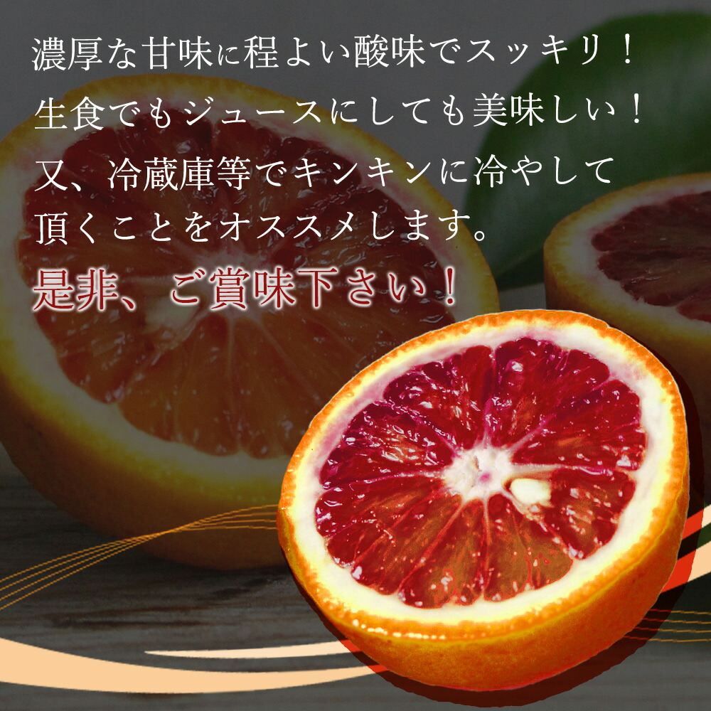 希少な柑橘!紀州有田産ブラッドオレンジ約3kg 【ご家庭用】※2026年3月上旬頃～3月中旬頃に順次発送 (お届け日指定不可)【uot771】