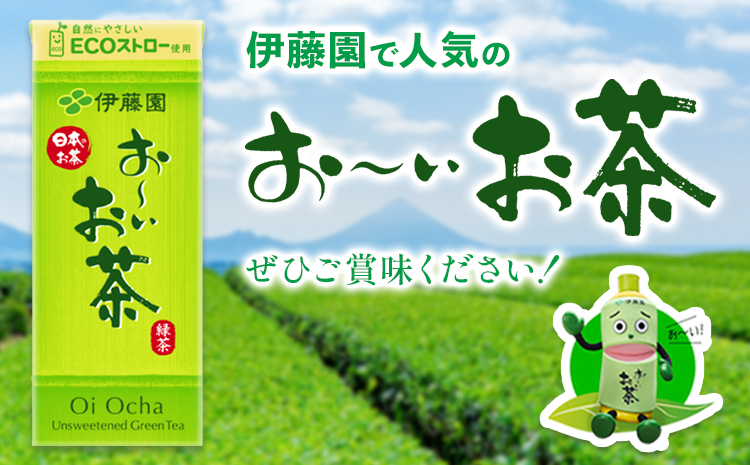 紀の川市産 紙パック飲料 おーいお茶 250ml×24本 1ケース 株式会社伊藤園 《30日以内に出荷予定(土日祝除く)》 和歌山県 紀の川市 お茶 おーいお茶 緑茶 日本茶 送料無料(F-4)