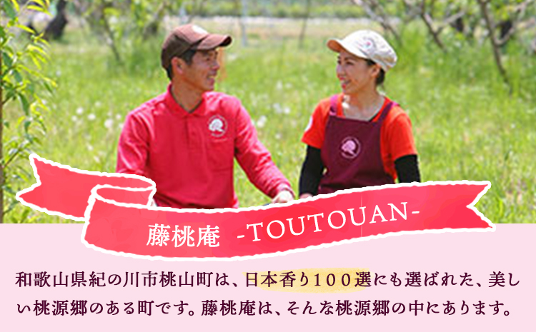あら川の桃ジャム3本セット（145g×3本） 藤桃庵 《90日以内に出荷予定(土日祝除く)》 和歌山県 紀の川市　桃　モモ