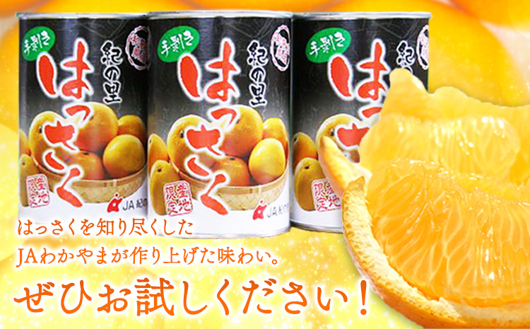 手剥き八朔缶詰(ミックス) 450g×8本入 JAわかやま 紀の里地域本部 《90日以内に出荷予定(土日祝除く)》 和歌山県 紀の川市