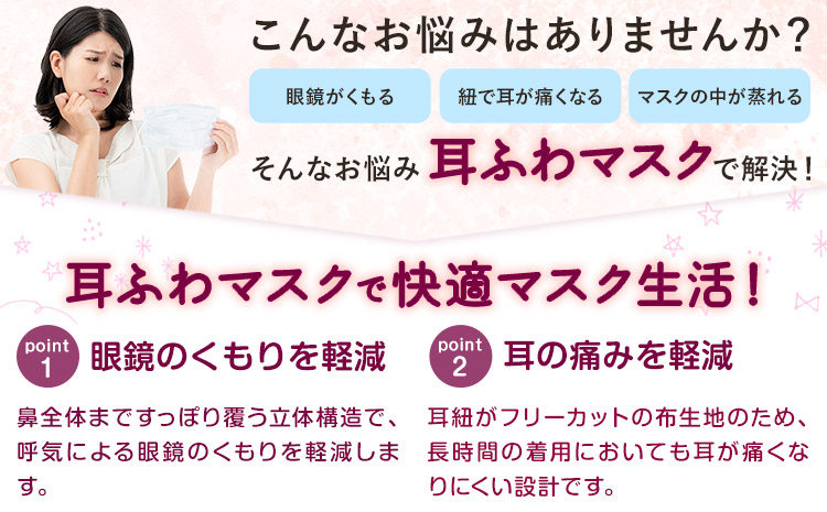 耳ふわマスク 1枚【カラー：ネイビー】【サイズ：S~M】《90日以内に出荷予定(土日祝除く)》和歌山県 紀の川市 トップマン工業株式会社 耳が痛くならない 大人用