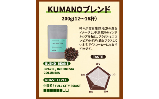 コーヒー豆 定番ブレンド 3種詰め合わせ 600g KAMIN COFFEE ROASTERS《90日以内に出荷予定(土日祝除く)》和歌山県 岩出市 コーヒー豆 コーヒー 豆 珈琲 ブレンド 詰め合わせ 定番