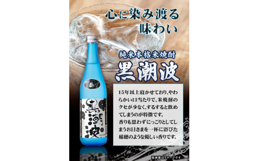 黒潮波 1.8L 酒のねごろっく《90日以内に出荷予定(土日祝除く)》和歌山県 岩出市 純米本格米焼酎 酒 お酒 サケ さけ 米焼酎 焼酎 1.8L 送料無料