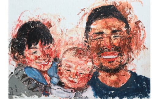 似顔絵 2名様  Mサイズ(380×455mm) 【stt005】