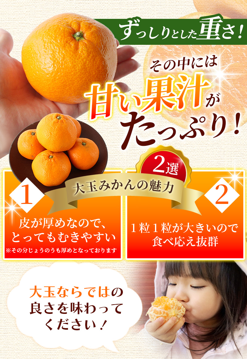 ボリューム満点！ 秀優品 大玉 温州みかん 4kg【2L～3Lサイズ】【2025年12月から2026年２月下旬頃に順次発送】＜味好農園＞/ 温州 蜜柑 みかん 柑橘 果物 フルーツ ミカン 甘い 美味しい【agy018A】