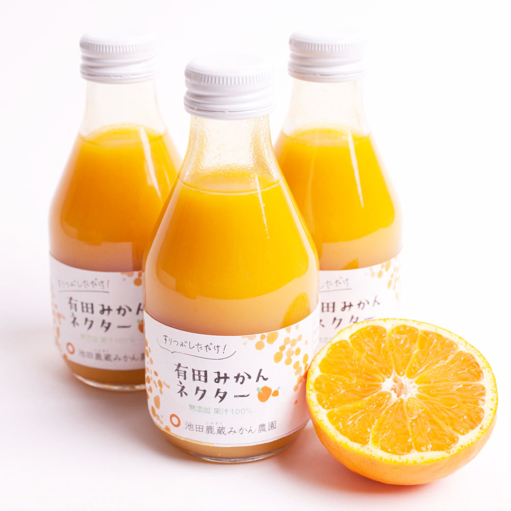 みかん ネクター 100％ ジュース / 温州みかん 有田みかん 果汁 無添加 柑橘 和歌山 7000円 180ml ※北海道・沖縄・離島への配送不可 //drink【ikd100-to180-4】