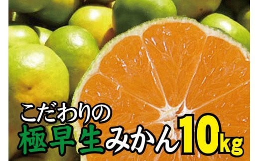 【2025年秋頃発送予約分】＼光センサー選別／ 【農家直送】こだわりの極早生みかん 約10kg 【数量限定】 有機質肥料100% サイズ混合 ※2025年9月下旬より順次発送予定（お届け日指定不可） 有田産 【nuk135B】