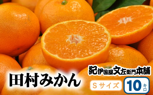 【予約受付】田村みかん 特選ギフト品 10kg【Sサイズ】赤秀 / 紀州和歌山有田郡湯浅町田村地区産 ◆2024年11月下旬～2025年1月中旬頃に発送(お届け日指定不可)　紀伊国屋文左衛門本舗 / 田村みかん みかん 蜜柑 柑橘 果物 フルーツ 【kmtb304A】