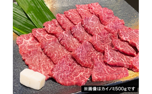 熊野牛 希少部位 カイノミ・ササミ 焼肉用 500g【mtf426A】