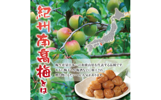 紀州南高梅　木箱入り　長寿松竹梅【ハチミツ入】 塩分5%（1kg）なかやまさんちの梅干 / ウメ 梅 梅干し【nky011-10k】