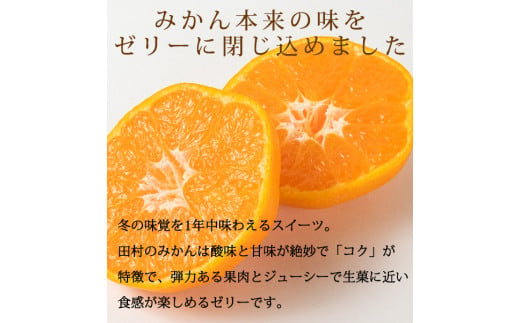 紀州和歌山まるごとみかんゼリー 145g×12個（6個入×2箱） ※2024年10月上旬頃より発送予定 / みかん 蜜柑 フルーツ 果物 くだもの ゼリー　【uot791】