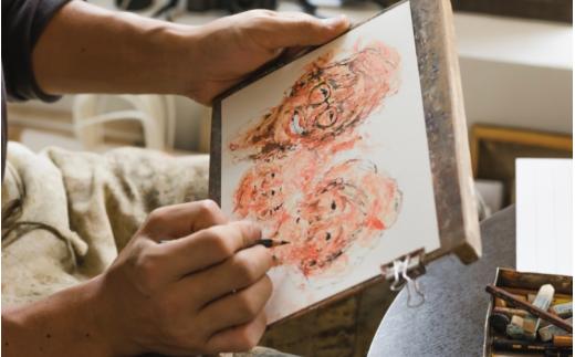 似顔絵 3名様  Sサイズ(242×333mm) 【stt003】