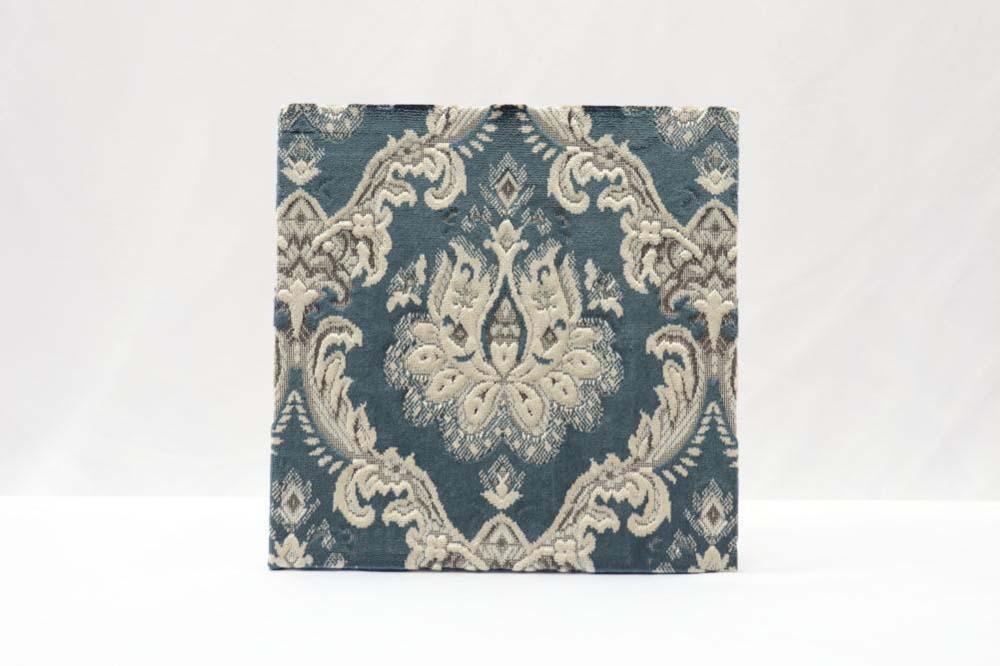 O模様 金華山織ファブリックパネル ベニス ブルー 1枚 約27cm×27cm×2.5cm 株式会社中矢パイル【KSK6】