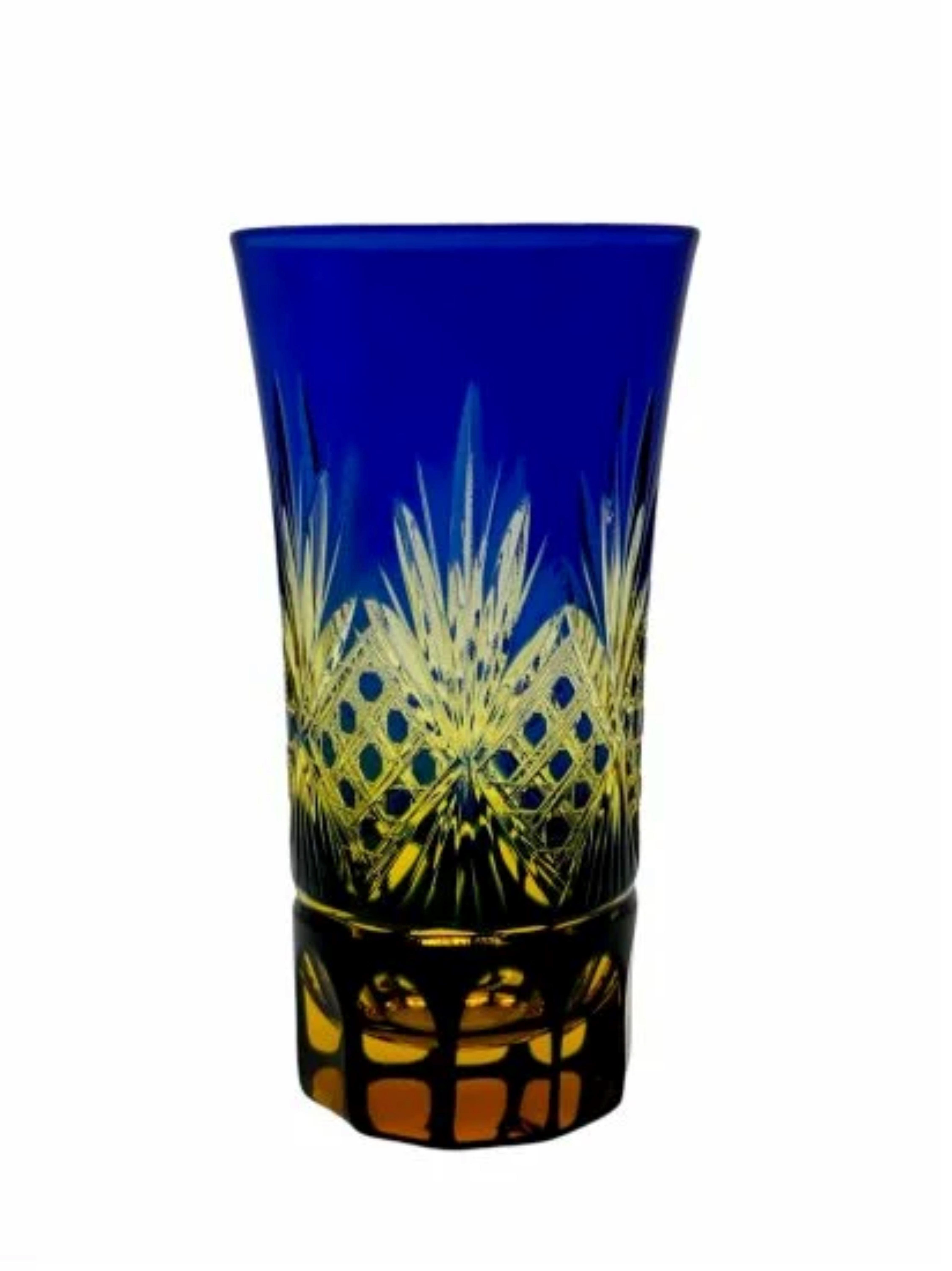 KRビールグラス琥珀‐ブルー ［NF44］