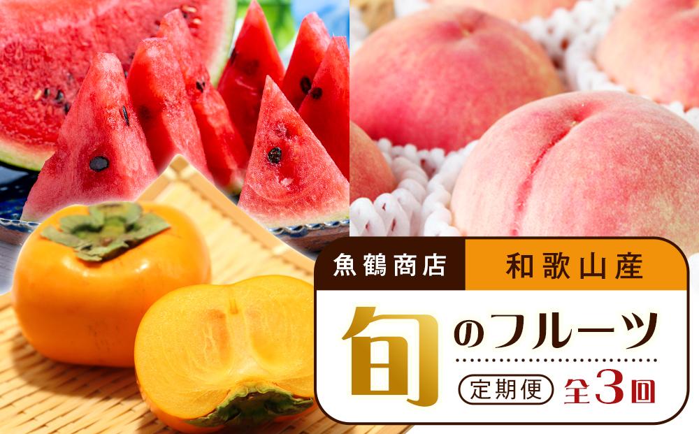 【6・8・10月 全3回】和歌山産 旬のフルーツのお楽しみ 定期便 【魚鶴商店】【UT112】