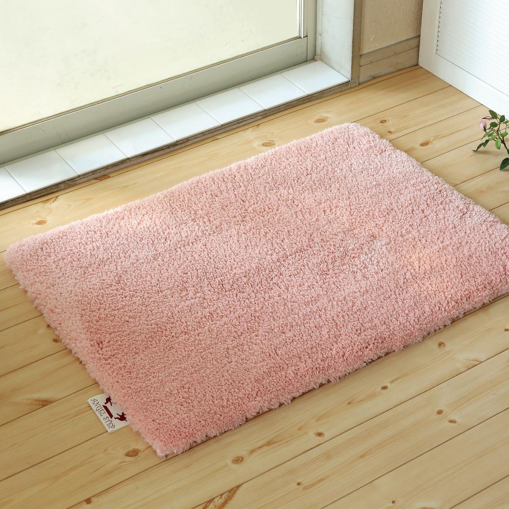 エンジェルステップ バスマット 50×70cm サーモンピンク ［hd6］