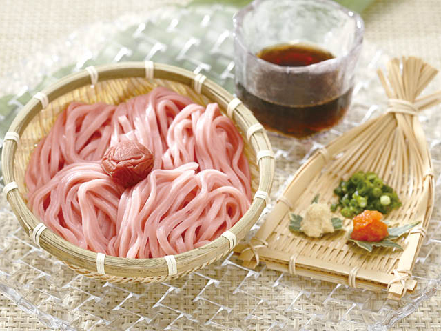 ＜紀州南高梅肉使用＞丸ざる梅うどん　8食［FN3］