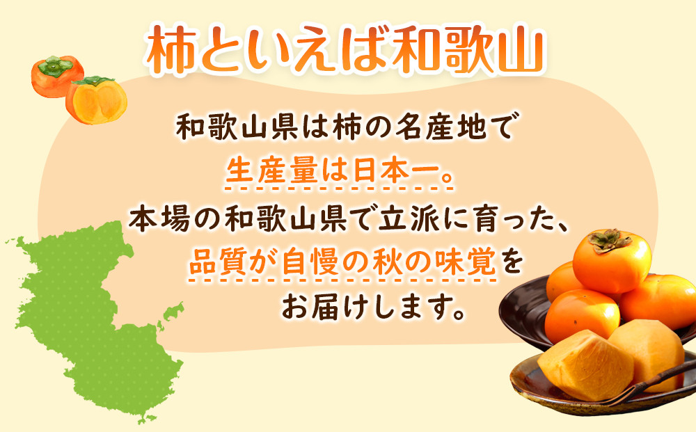 ［2026年11月上旬以降発送］◆先行予約◆和歌山県産 富有柿＜ご家庭用＞約7.5kg 満杯詰め［MG2］