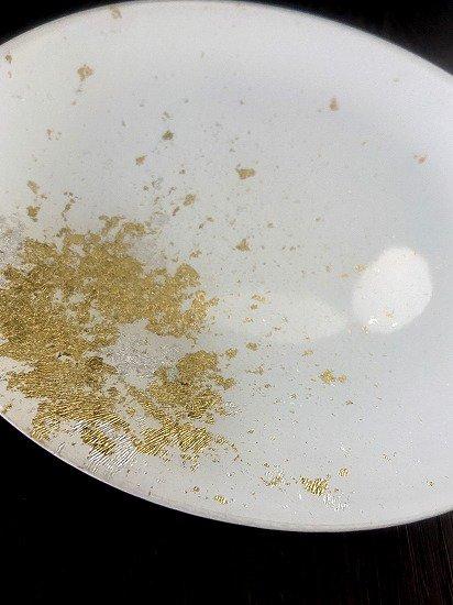 フラットプレート(D) 古代塗り金箔純白［NF215］