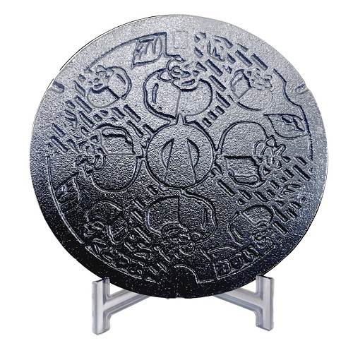 ミニチュアグラウンドマンホール【九度山町タイプ】