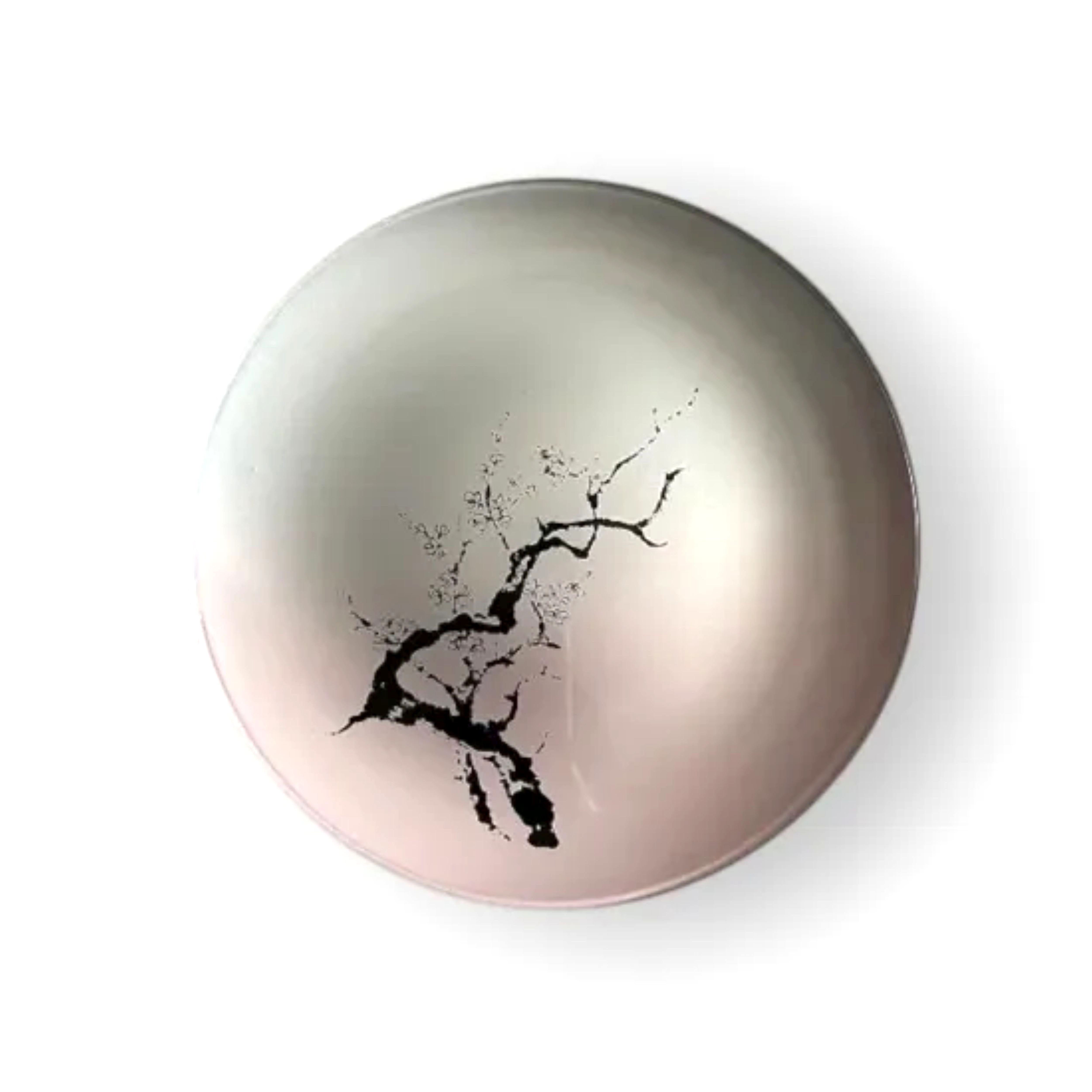丸小皿  桜 グラデーションピンク（墨桜） ［NF273］