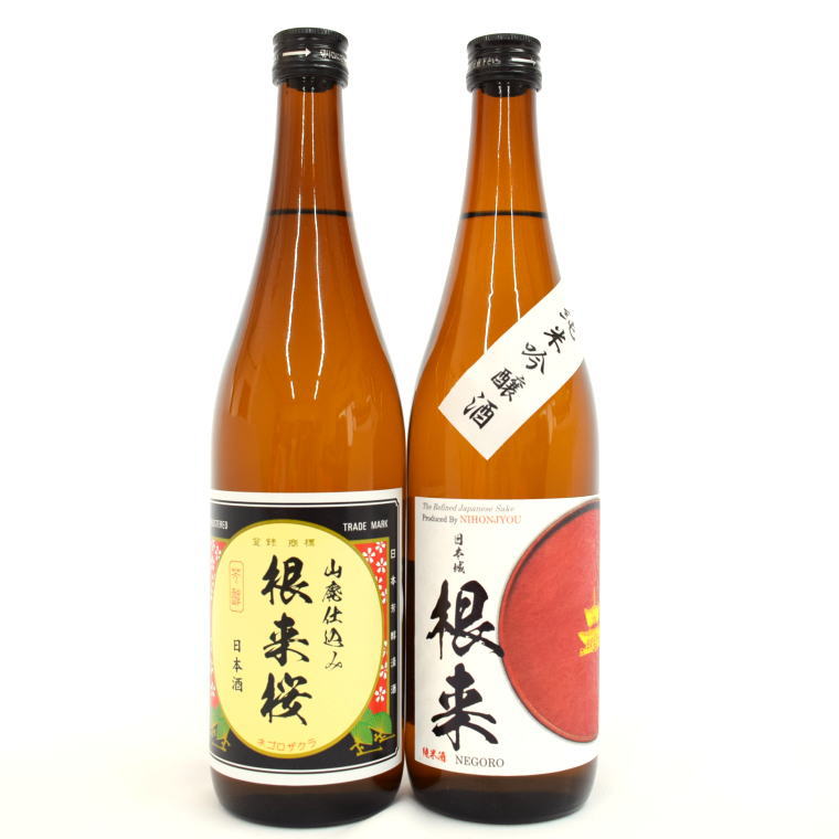 【紀州の地酒】純米吟醸酒「根来」と長期熟成山廃仕込み「根来桜」各720ml 2本セット［TM241］