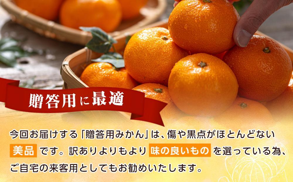 和歌山県産 糖度 12.5度以上 秀品 贈答用 みかん 3kg 3S ～ Lサイズ混合［MG54］