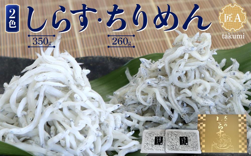 しらす・ちりめん2色セット「匠A」 takumi［DN15］