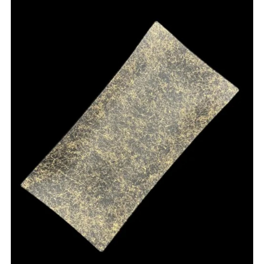 波レクタングルプレート  乱糸（マット仕上げ）漆黒［NF105］