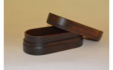 ◇紀州桧弁当箱 タイプ2 DBRナノコート【TN6】