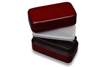 紀州漆器 漆器弁当箱 ななこ塗 長角入子 特大 ［YS17］