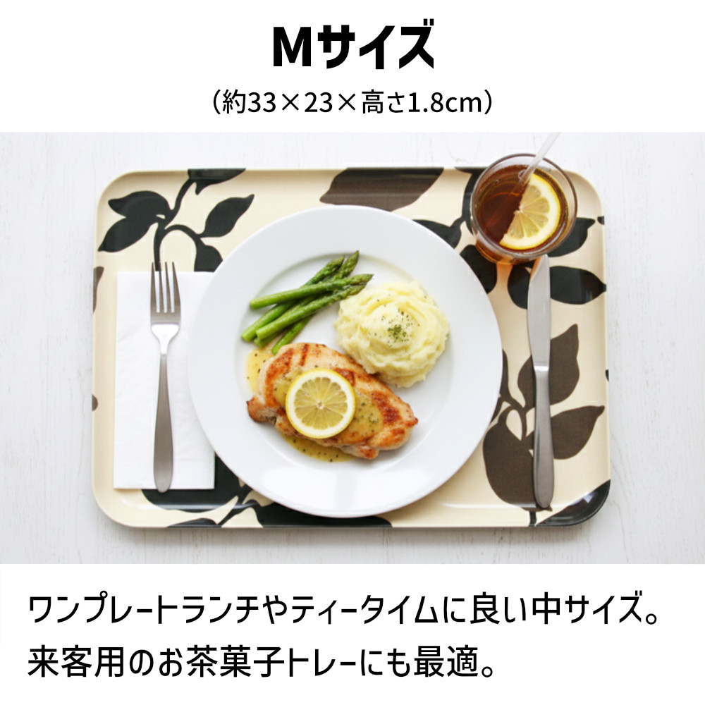 TATSU-CRAFT マグネットトレー M 33cm リーフ すべり止め付き ［Tk1100］