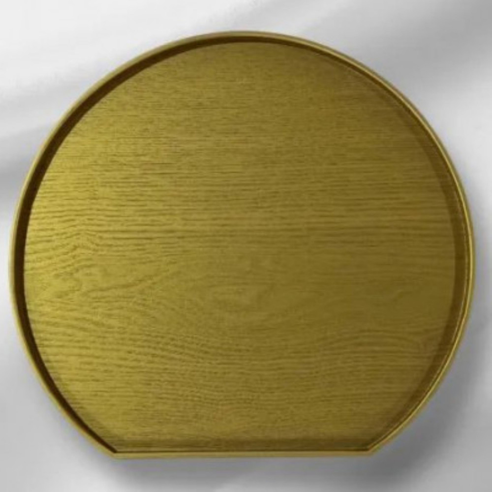 半月トレイ ゴールド［NF77］