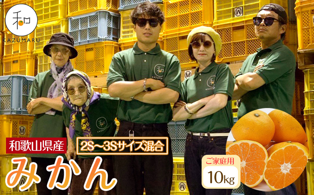 家庭用 森本農園の手選別 小粒みかん 約10kg 和歌山県産 2S・3Sサイズ混合 ［北海道・沖縄・離島配送不可］［2025年11月上旬から順次発送］［RN63］