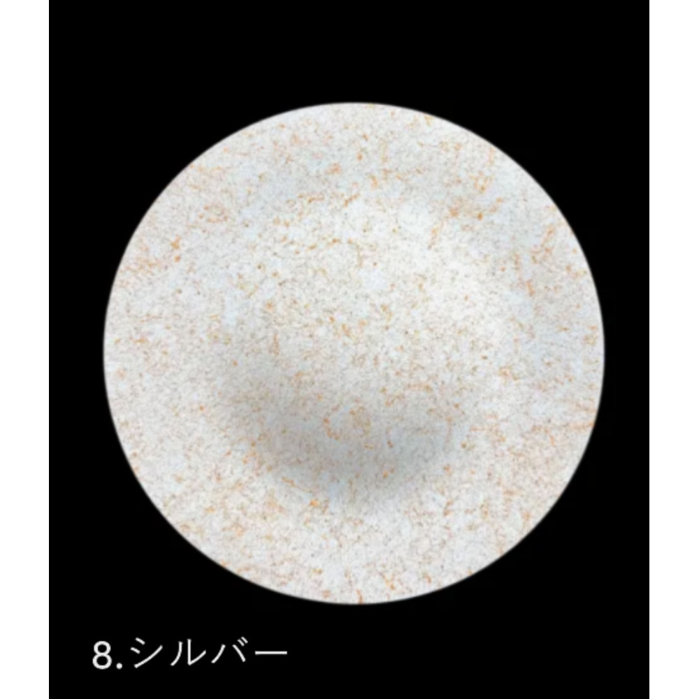 フラットプレート（D）乱糸（マット仕上げ）シルバー［NF111］