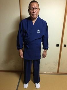 作務衣（春・夏・秋用）【ネイビー・Sサイズ】