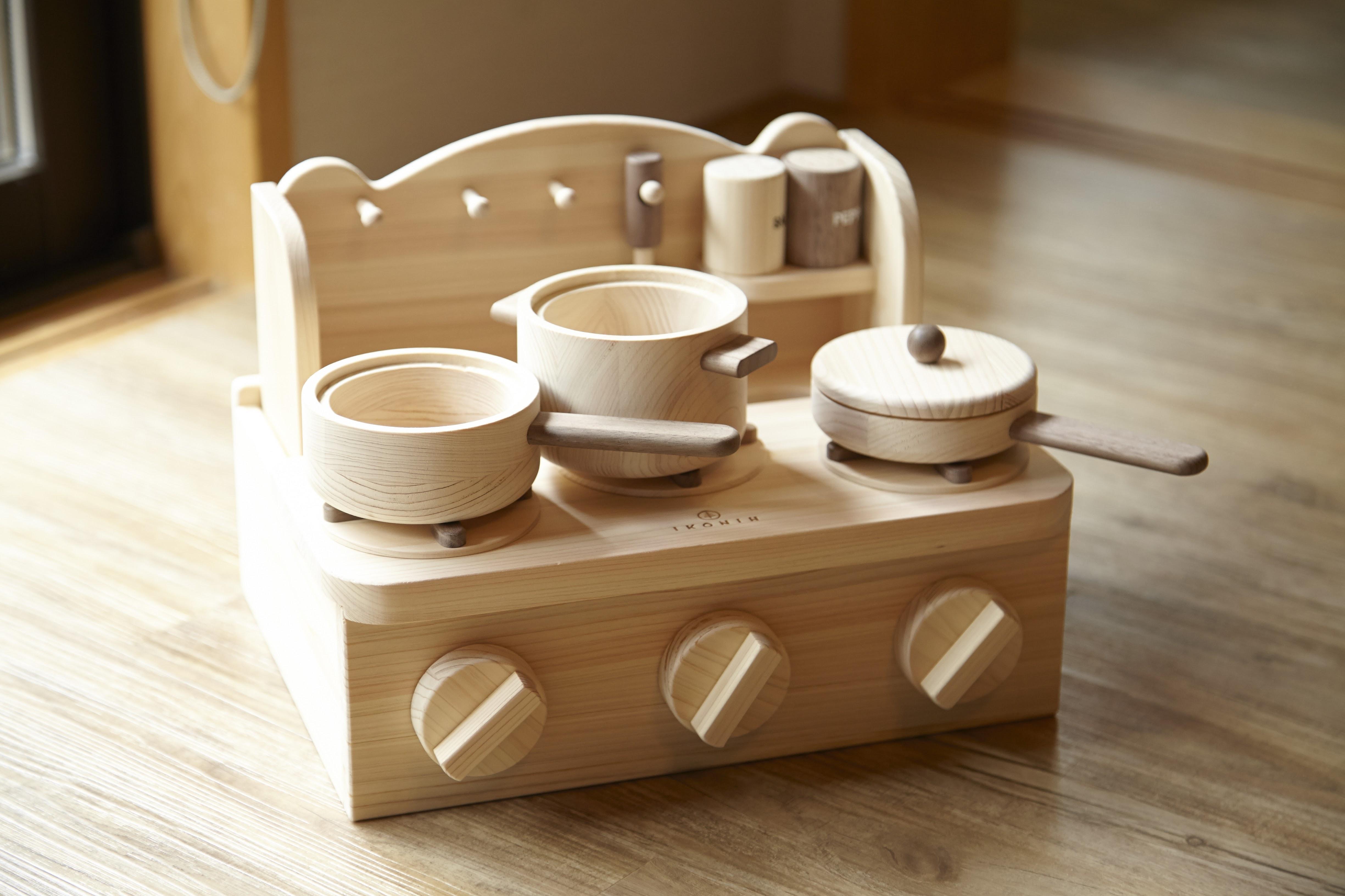 国産檜 おもちゃ IKONIH／アイコニー クッキングセット