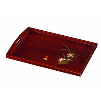 長手盆 木製 尺六 48cm 春ラン【YG409】